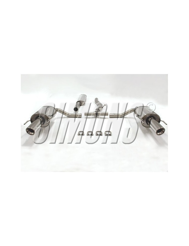 ECHAPPEMENT - Kit complet pour SAAB 9-3X SC 2.0T XWD - sortie 2x100