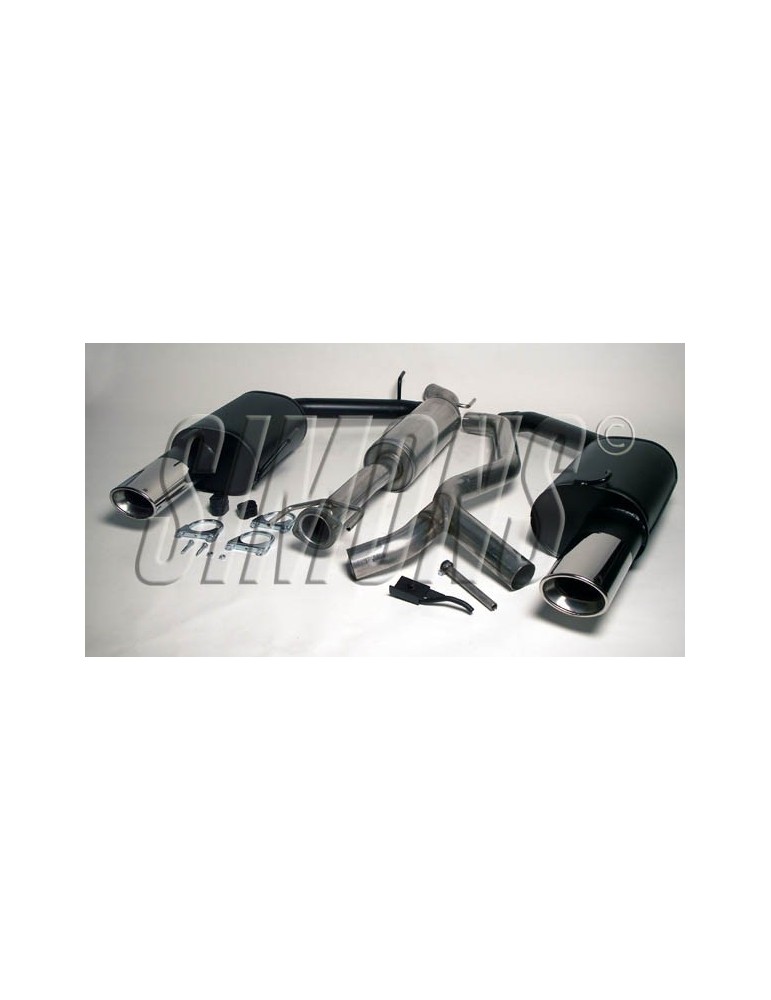 ECHAPPEMENT - Kit complet pour SAAB 9-5 Turbo 1998-2005 - sortie 2x90/120