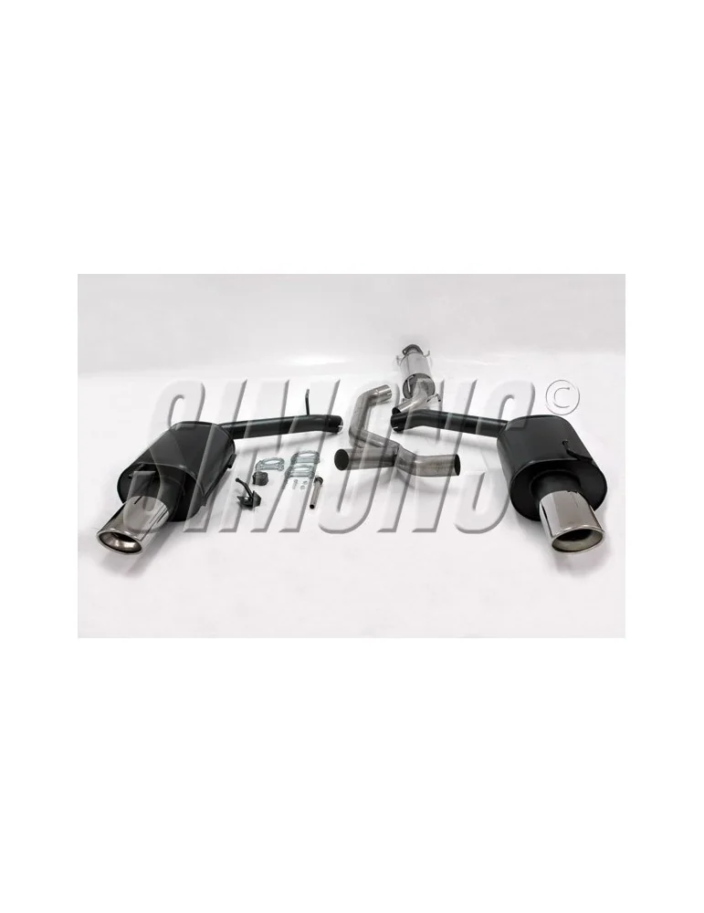 ECHAPPEMENT - Kit complet pour SAAB 9-5 Turbo 2005-2010 - sortie 2*90/120