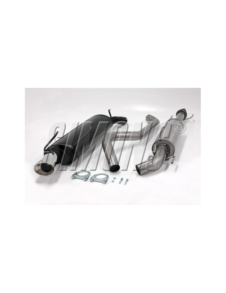 ECHAPPEMENT - Kit complet pour SAAB 9-5 Turbo 2002-2010 (sans ouverture PC) - sortie 90/120