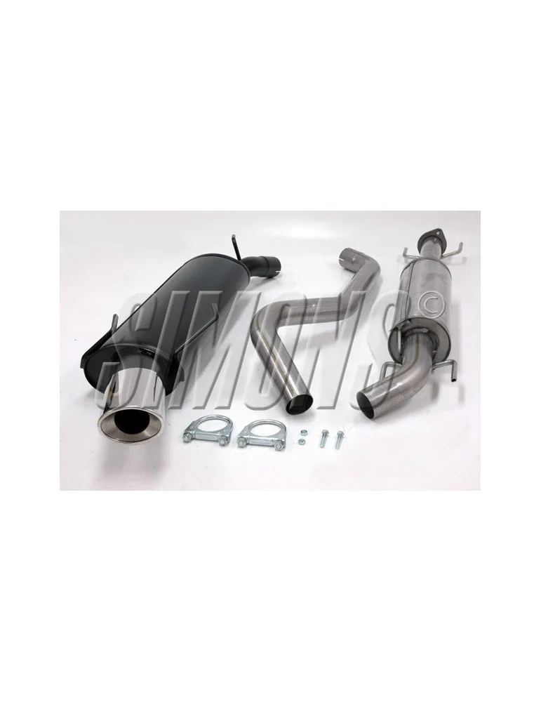 ECHAPPEMENT - Kit complet pour SAAB 9-5 Turbo 2004-2010 (avec ouverture PC) - sortie 90/120