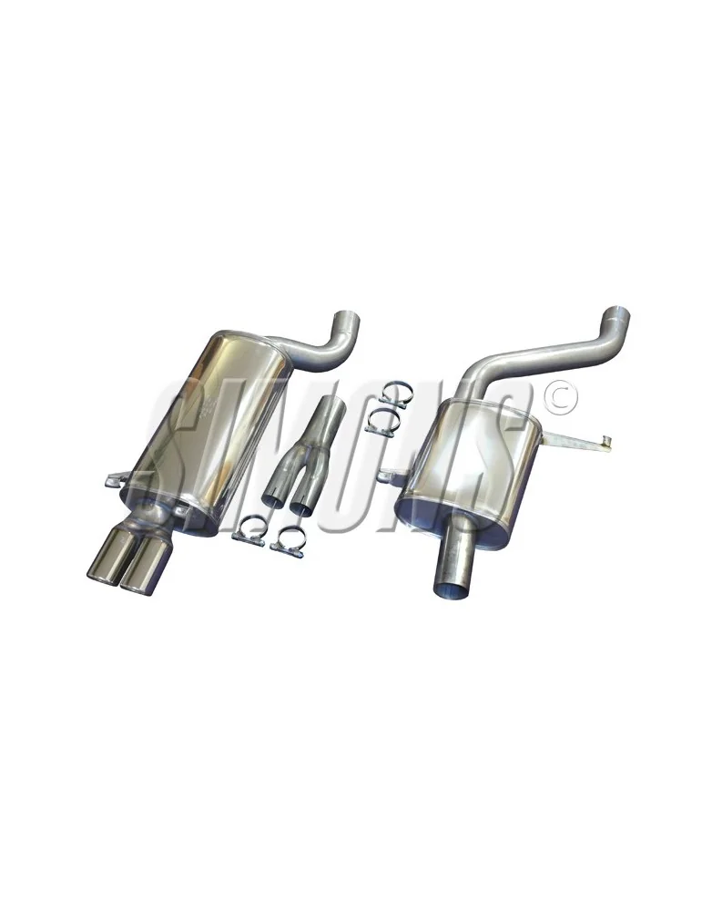 ECHAPPEMENT - Kit complet pour AUDI S4/S6 C4 2.2 turbo / 4.2 V8 - sortie 2x70