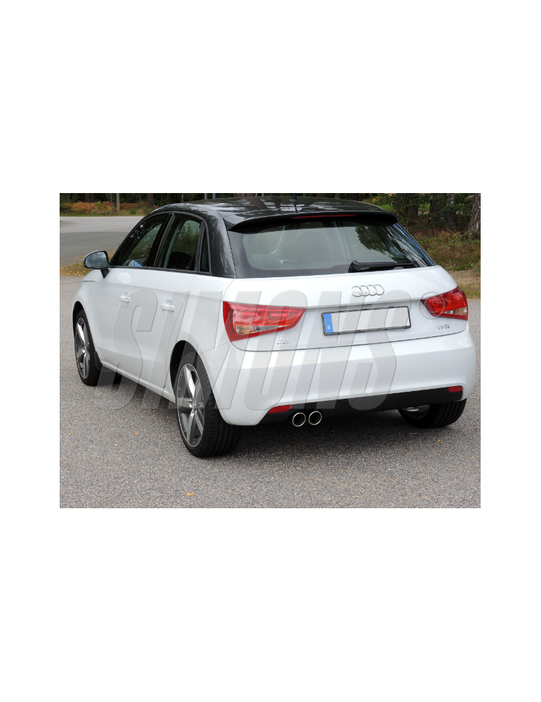 ECHAPPEMENT - Kit complet pour AUDI A1/Polo 1.4Tsi 122/185cv - sortie 2x80