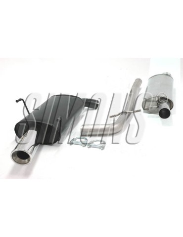 ECHAPPEMENT - Kit complet pour PEUGEOT 406 break 2.2 - sortie 1x100