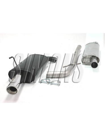 ECHAPPEMENT - Kit complet pour PEUGEOT 406 V6 break 3.0 96+ - sortie 1x100