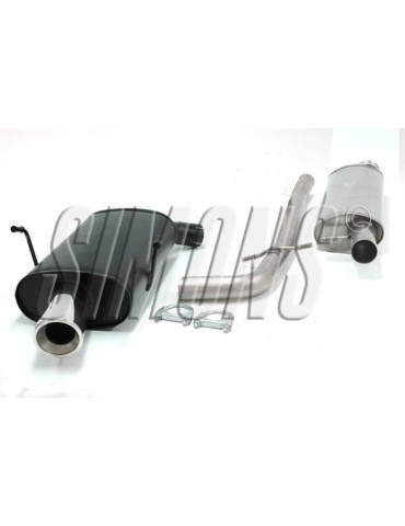 ECHAPPEMENT - Kit complet pour PEUGEOT 406 V6 berline/coupé - sortie 1x100