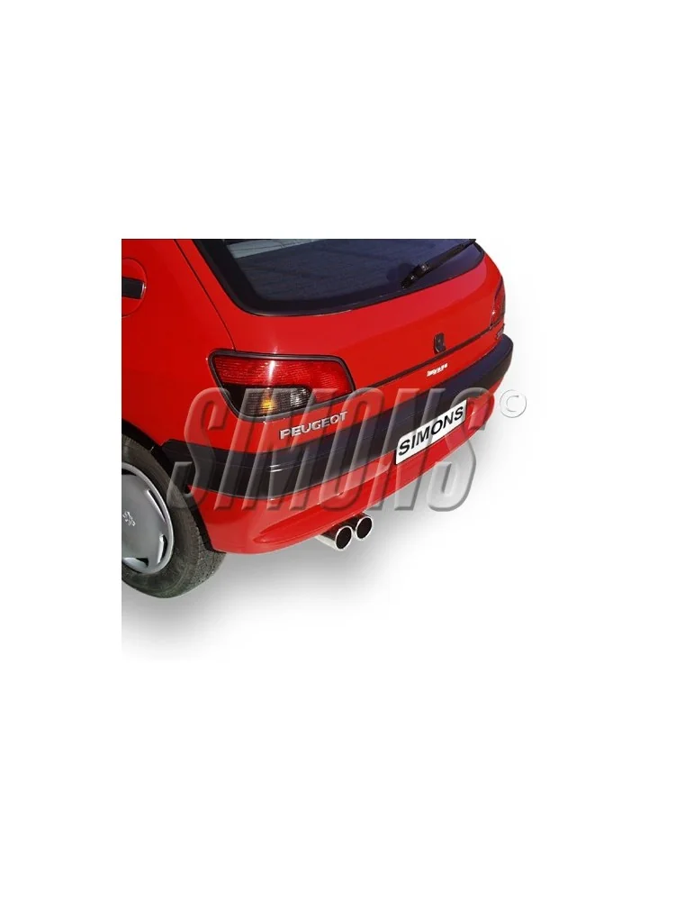 ECHAPPEMENT - Kit complet pour PEUGEOT 306 1.4/1.6/1.8 - sortie 2x80