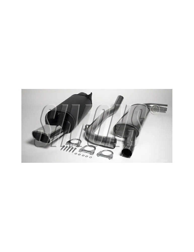 ECHAPPEMENT - Kit complet pour VOLVO S40/V40 phase 1 1.8/2.0 96-00 - sortie 2x80