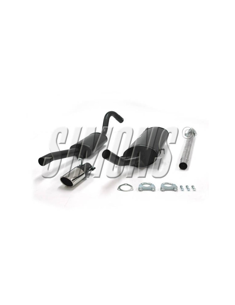 ECHAPPEMENT - Kit complet pour SAAB 900 2.0 8V/16V, 85-93 - sortie 70/90