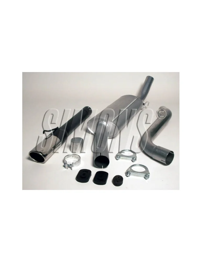 ECHAPPEMENT - Kit complet pour SAAB 900 Turbo catalysé 87-93 - sortie 70/90
