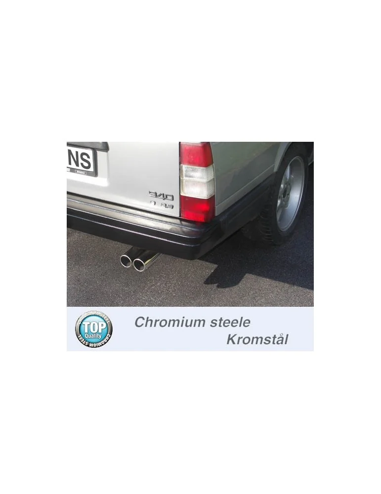 ECHAPPEMENT - Kit complet pour VOLVO 940/740/760 Turbo 85+ - sortie 2x70