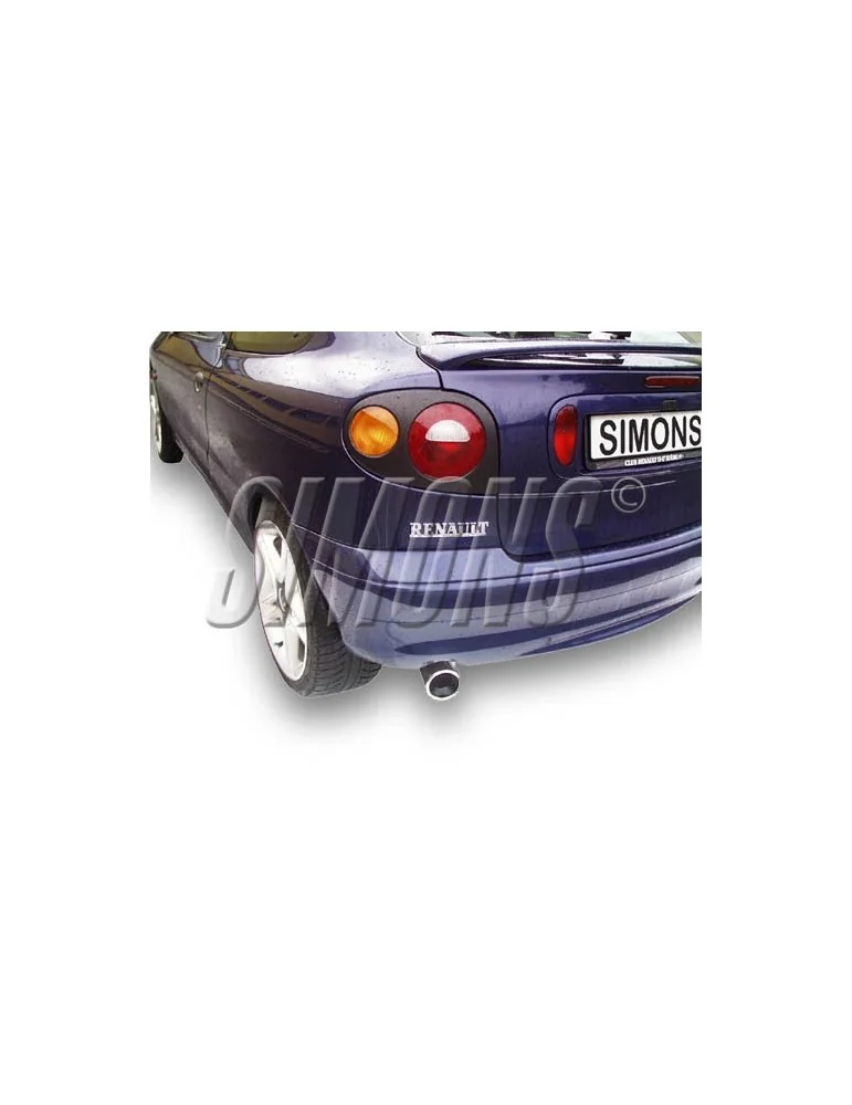 ECHAPPEMENT - Kit complet pour RENAULT Megane coupé 1.4/1.6/2.0 95+ - sortie 1x90