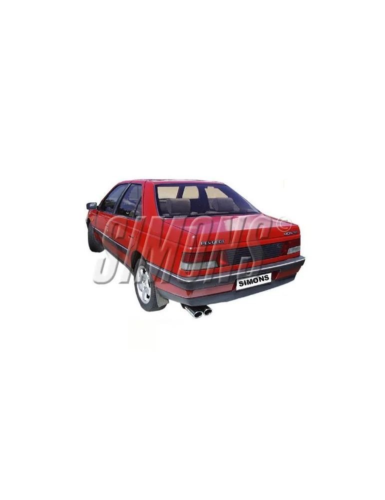 ECHAPPEMENT - Kit complet pour PEUGEOT 405 1.9, 87-92 - sortie 2x70/90