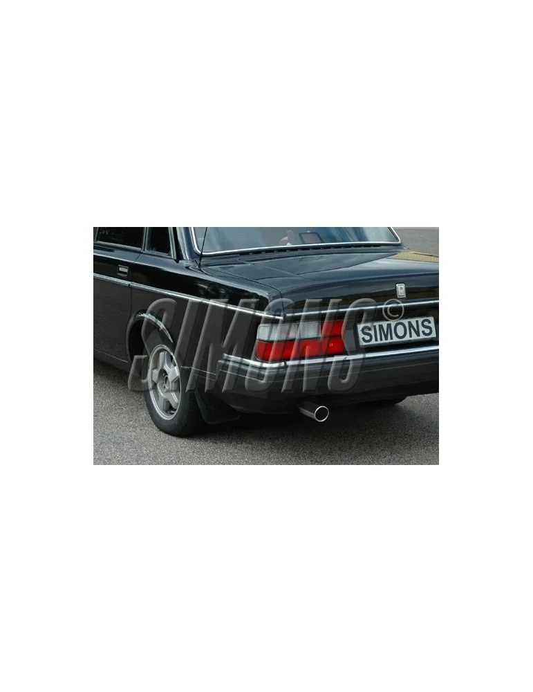 ECHAPPEMENT - Kit complet pour VOLVO 240/242/244/245, catalysé, 85+ - sortie 1x80