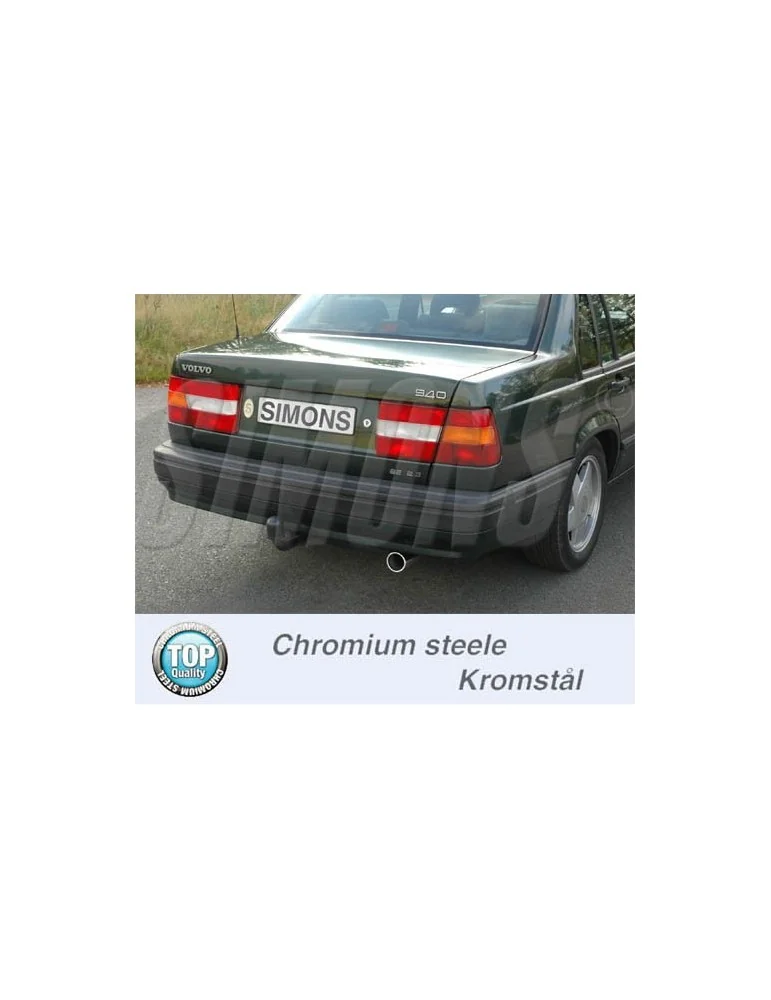 ECHAPPEMENT - Kit complet pour VOLVO 740/940, 1985+ - sortie 1x80
