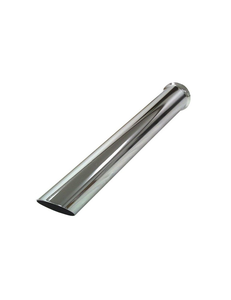 Pièce Universelle - tube chromé 63x580 avec biseau