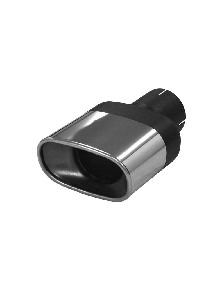 Pièce Universelle - acier inoxidable - canule d'échappement BOLD 76mm