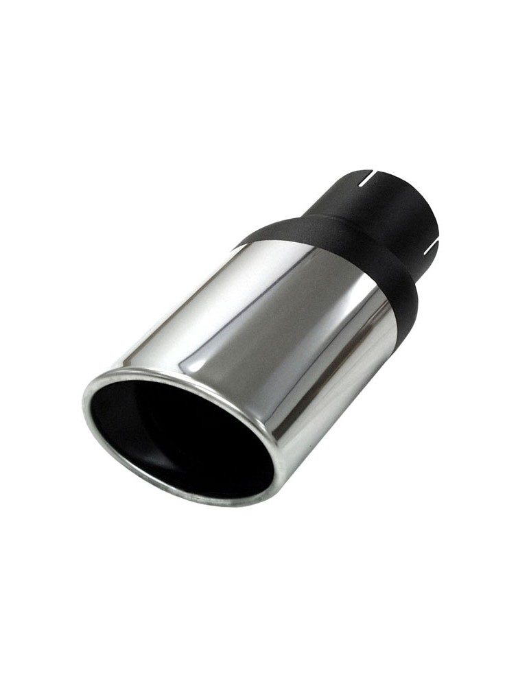 Pièce Universelle - acier inoxidable - canule d'échappement Ellips 76mm