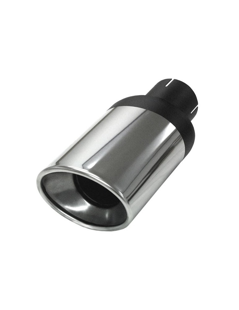 Pièce  Universelle - acier inoxidable - canule d'échappement Ellips XL 63mm