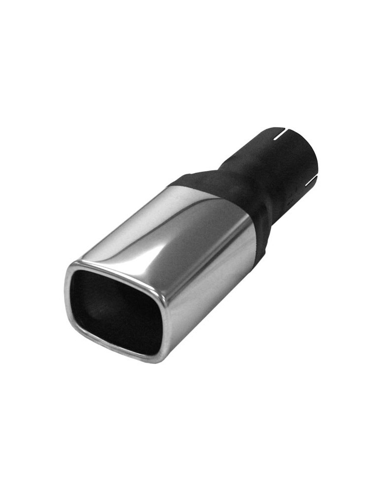 Pièce  Universelle - acier inoxidable - canule d'échappement Quattro 63mm