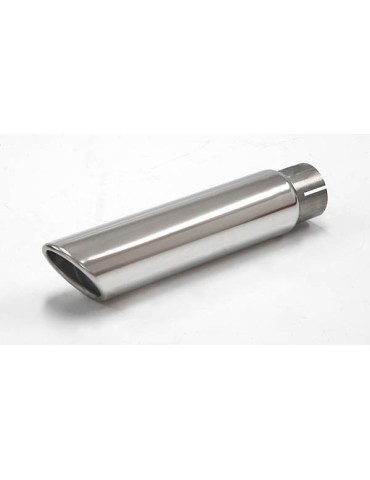 Pièce  Universelle - acier inoxidable - canule d'échappement Rondo 45mm