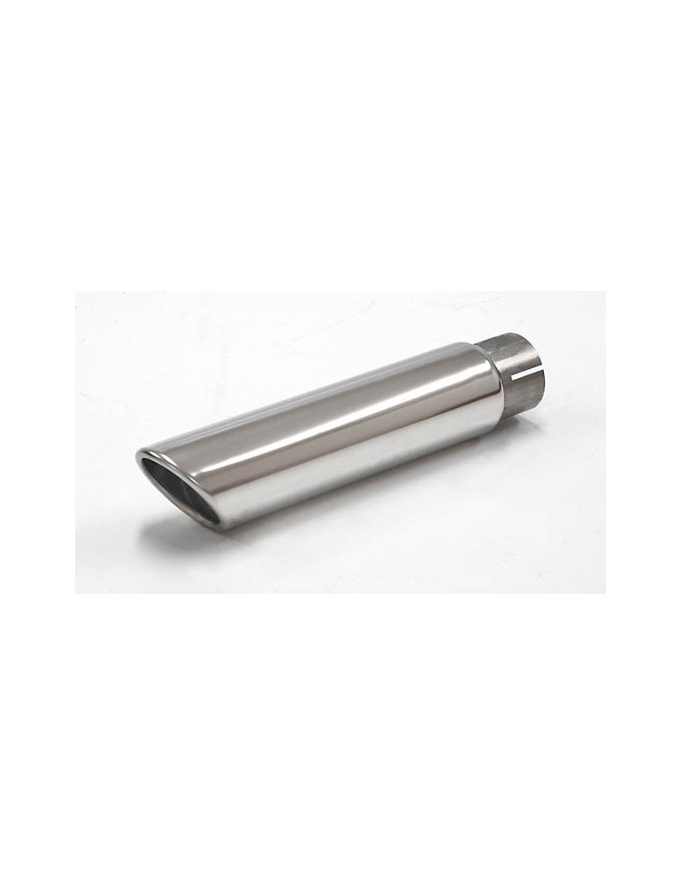 Pièce  Universelle - acier inoxidable - canule d'échappement Rondo 45mm
