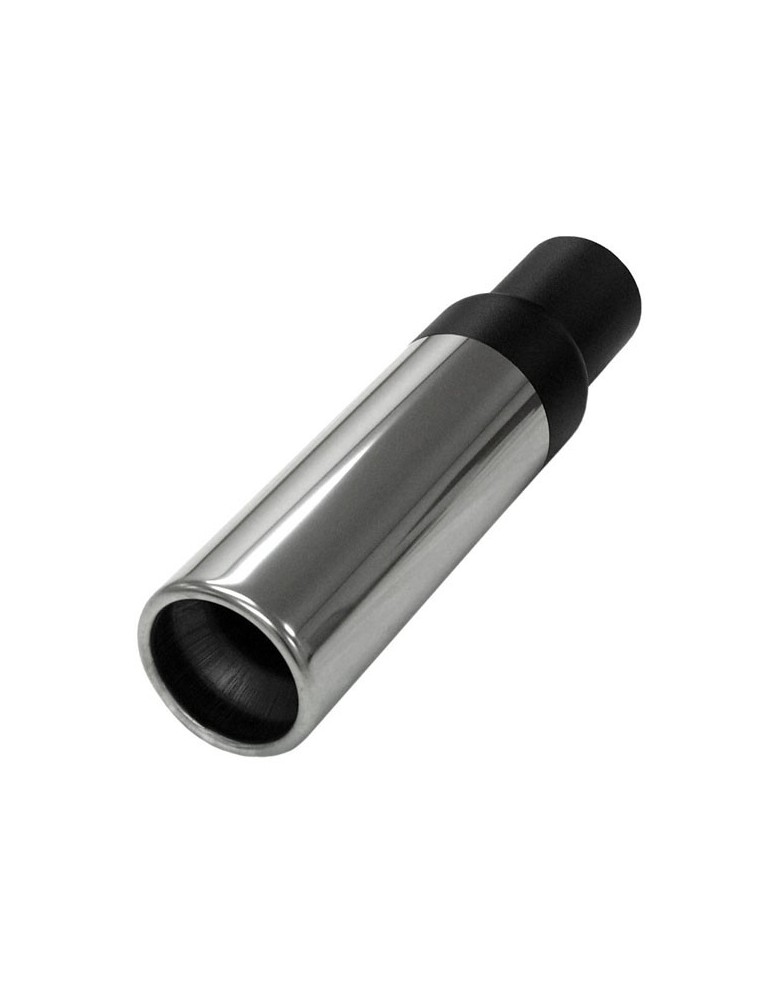 Pièce  Universelle - acier inoxidable - canule d'échappement Rondo 51mm