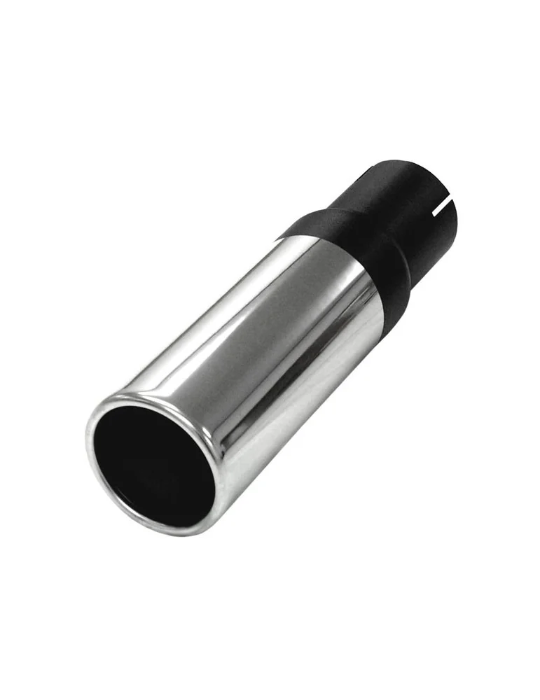 Pièce  Universelle - acier inoxidable - canule d'échappement Rondo 63mm