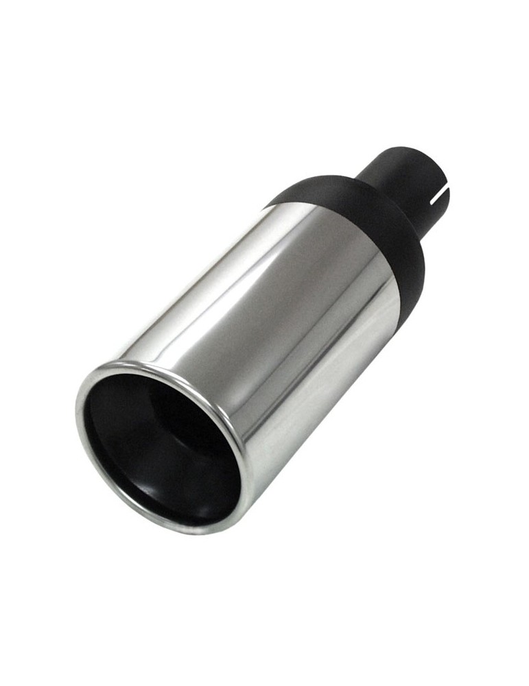 Pièce  Universelle - acier inoxidable - canule d'échappement Rondo XL 51mm