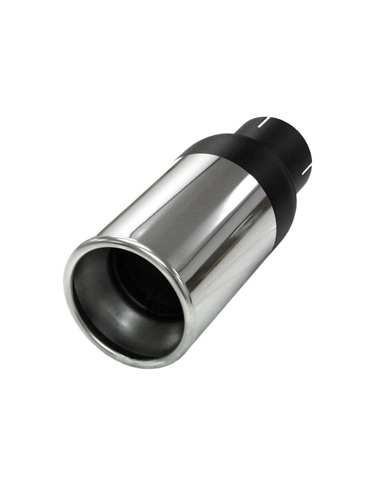 Pièce Universelle - acier inoxidable - canule d'échappement Rondo XL 76mm
