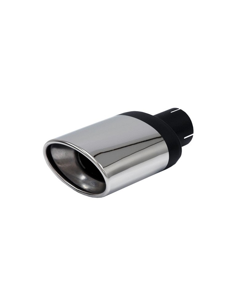 Pièce Universelle - acier inoxidable - canule d'échappement Superior 63mm
