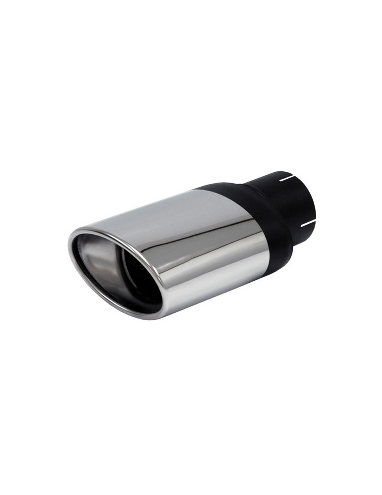 Pièce  Universelle - acier inoxidable - canule d'échappement Superior 76mm