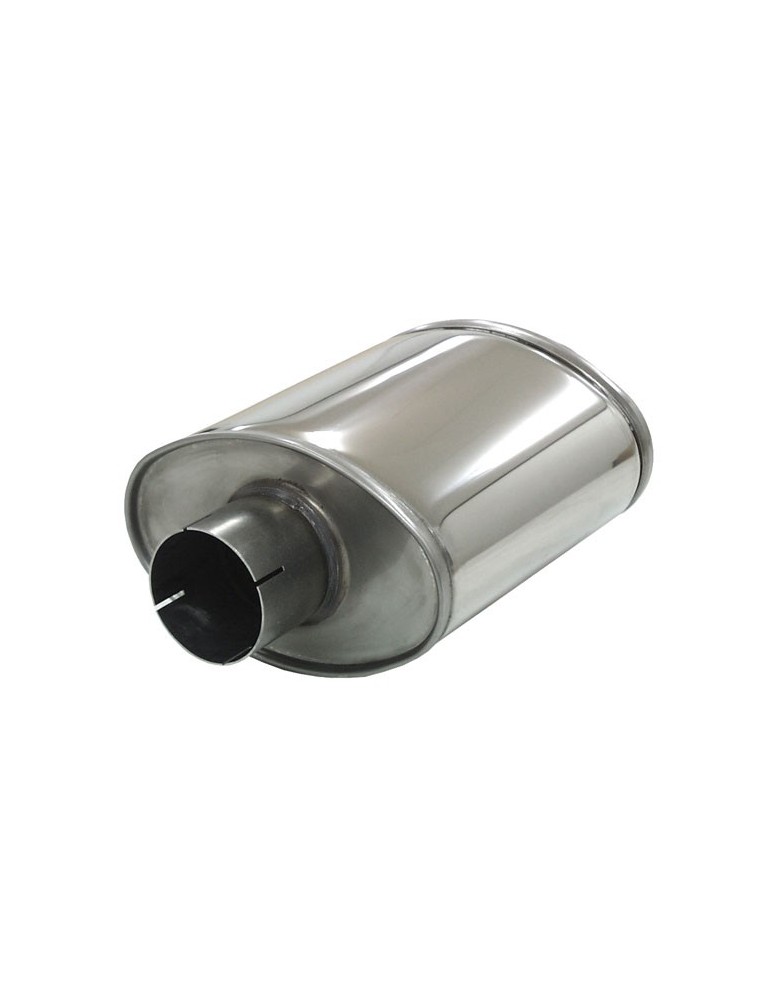 Pièce Universelle - acier inoxidable - silencieux Turbotight 76mm