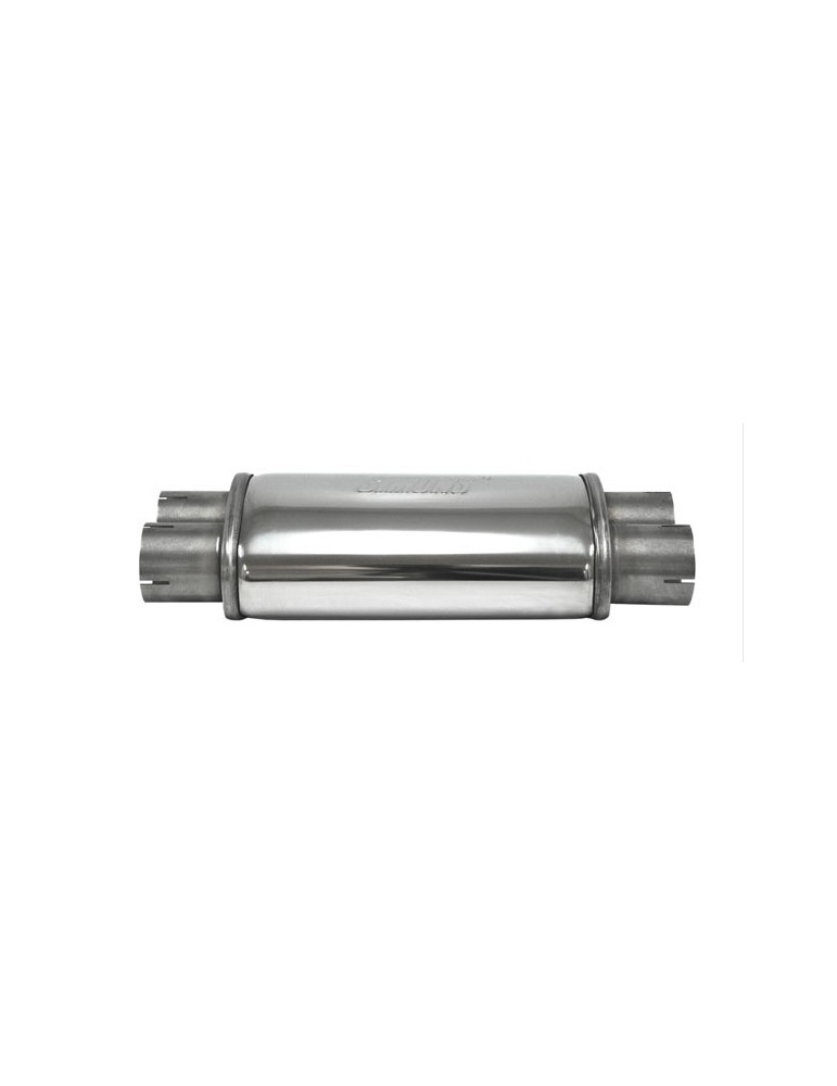Pièce Universelle - acier inoxidable - silencieux Duo 63mm