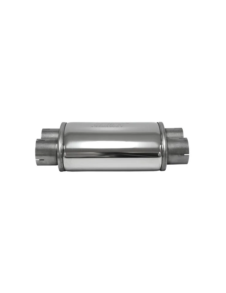 Pièce Universelle - acier inoxidable - silencieux Duo 76mm