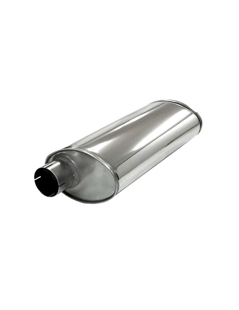 Pièce Universelle - acier inoxidable - silencieux Turbo 76mm