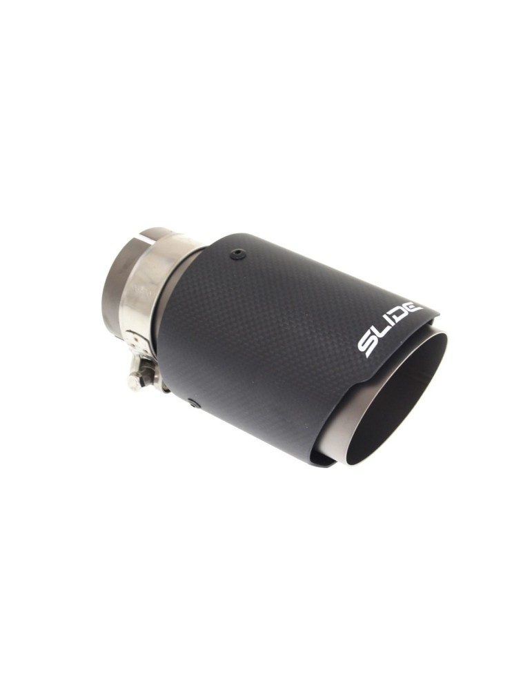 Canule 2  échappement Inox/Carbone  101mm