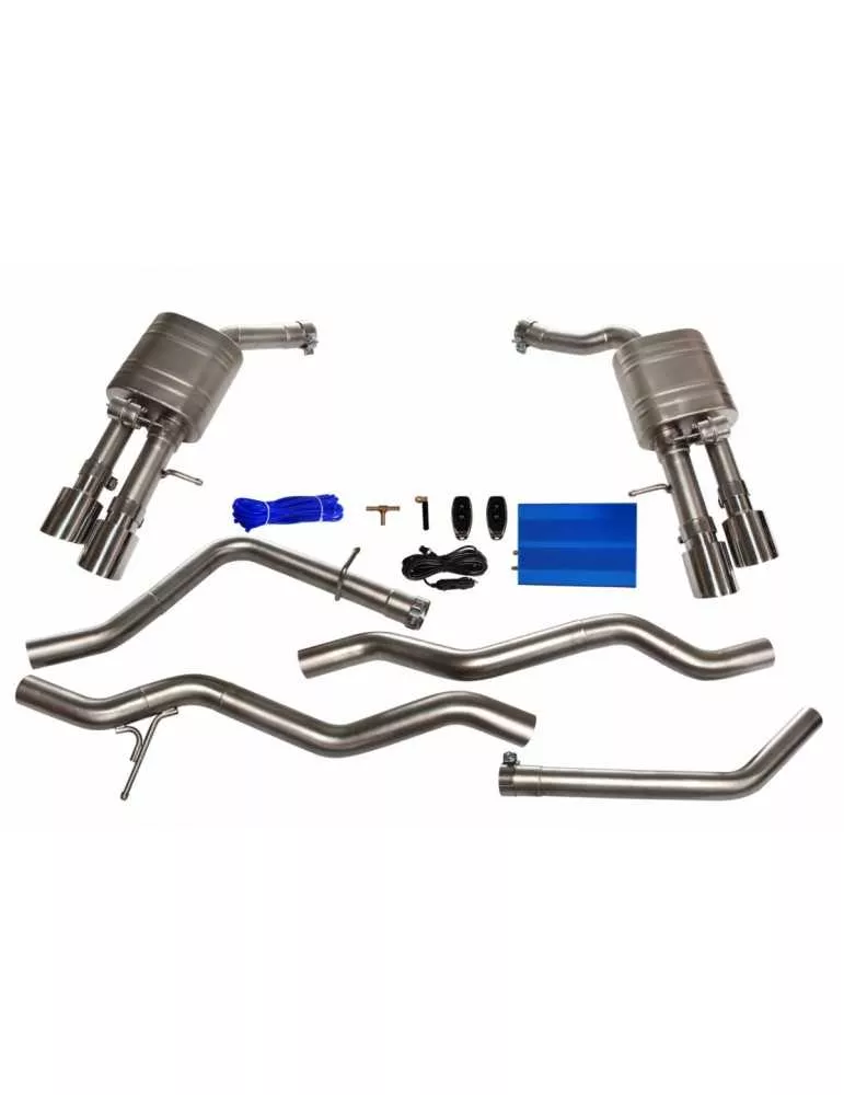 Silencieux Sport Inoxà valves DriveOnly Audi A8 L4 V6 3.0Tfsi Silencieux Sport Inoxà valves DriveOnly Audi A8 L4 V6 3.0Tfsi
