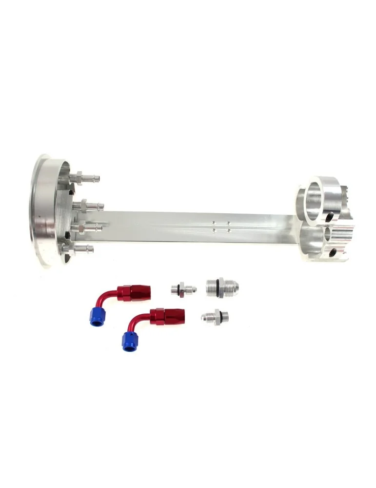 Support de pompe à essence aluminium + Connecteurs