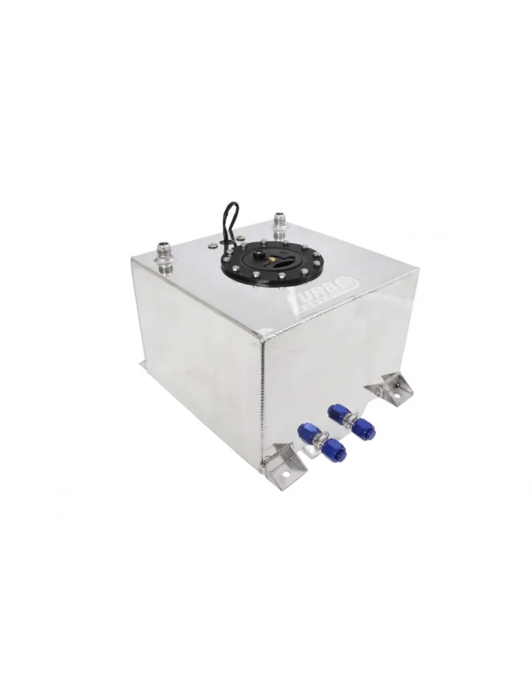 Réservoir aluminium 50L avec connecteurs AN6 + Jauge Carburant