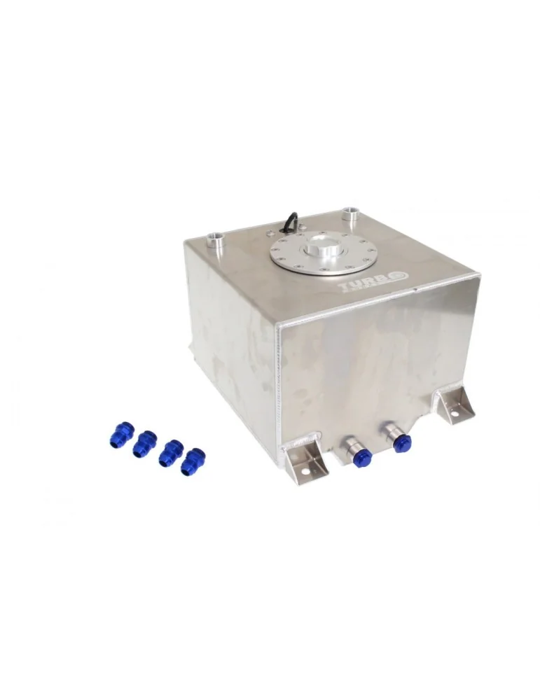 Réservoir aluminium 40L avec connecteurs AN6 + Jauge Carburant