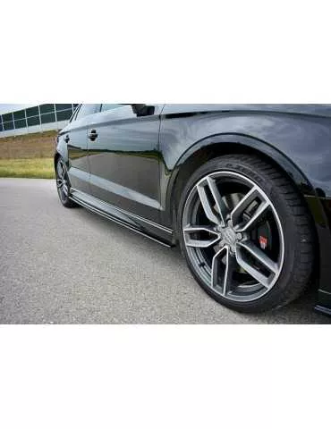 2 Extensions de bas de caisse  AUDI S3 8V Standard/Sportback/Berline 2017 - 2020