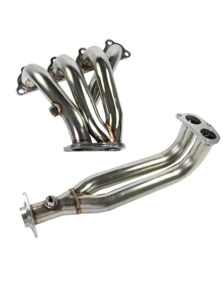 Collecteur D’échappement Acier Inoxydable T304 - Double 1,5" ID, Simple 1,75" OD - Soudage TIG - Pour Tuning Performance