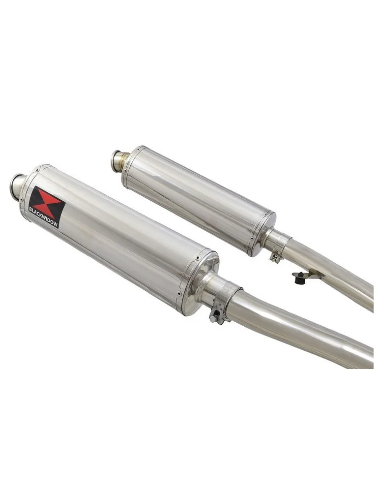 ZZR600 ZZR 600 4-2 Tube de raccord et Silencieux Ovale En Inox 400mm