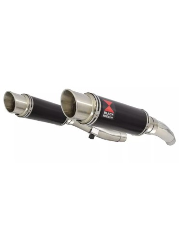 ZZR600 ZZR 600 4-2 Tube de raccord et Silencieux GP Inox Noir 230mm