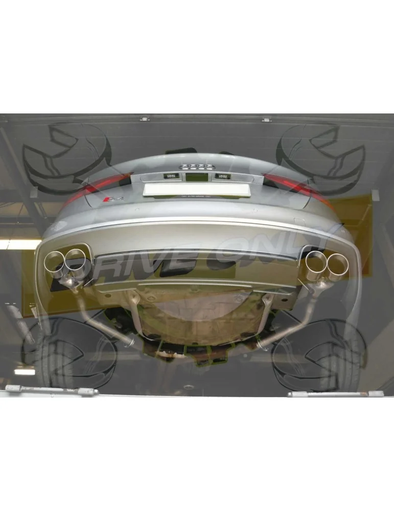 Silencieux Sport inox direct  DriveOnly Audi S4 B8 3.0 V6T  2009 - 2015