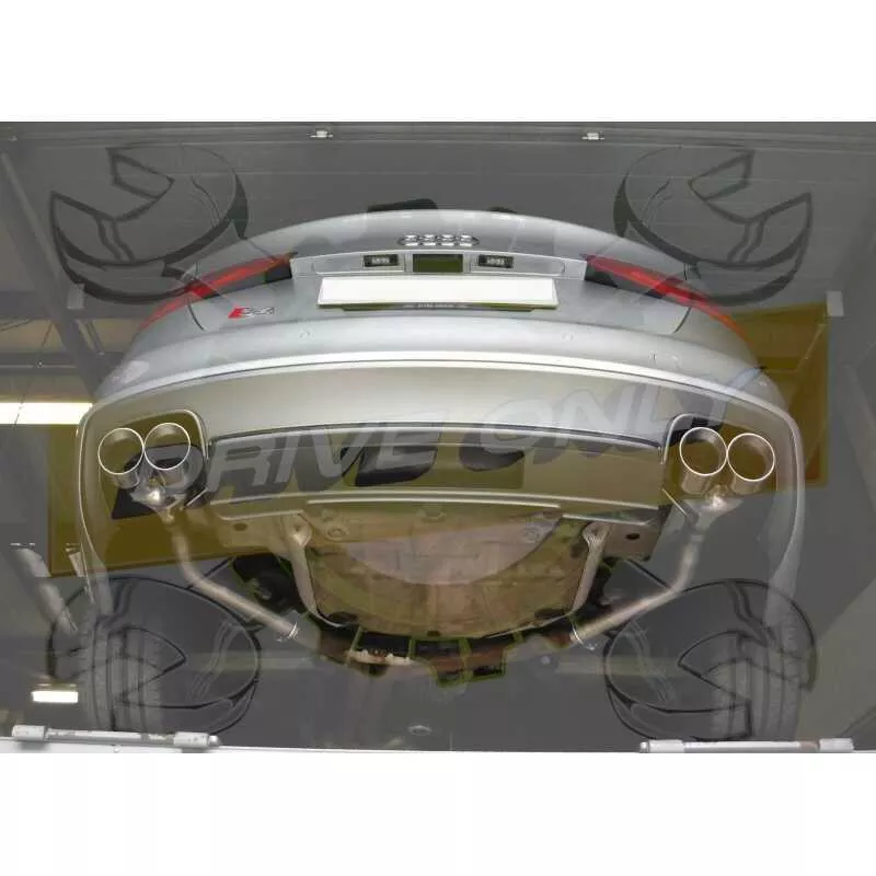 Silencieux Sport inox direct  DriveOnly Audi S4 B8 3.0 V6T  2009 - 2015