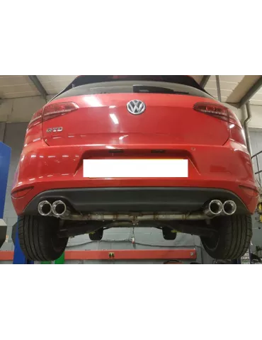 Silencieux direct  Sport  Inox  Look R DriveOnly  Golf 7  2.0TDI / GTD  2012 - 2019