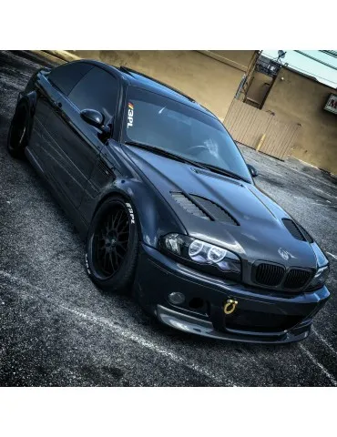 Prises d'air Capot Série 3 E46 Look M3 GTR 1998 - 2006
