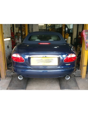 Silencieux directSportInox DriveOnlyJaguar XKR 4.0/4.2 SUPERCHARGED / TURBO 2002 to 2006